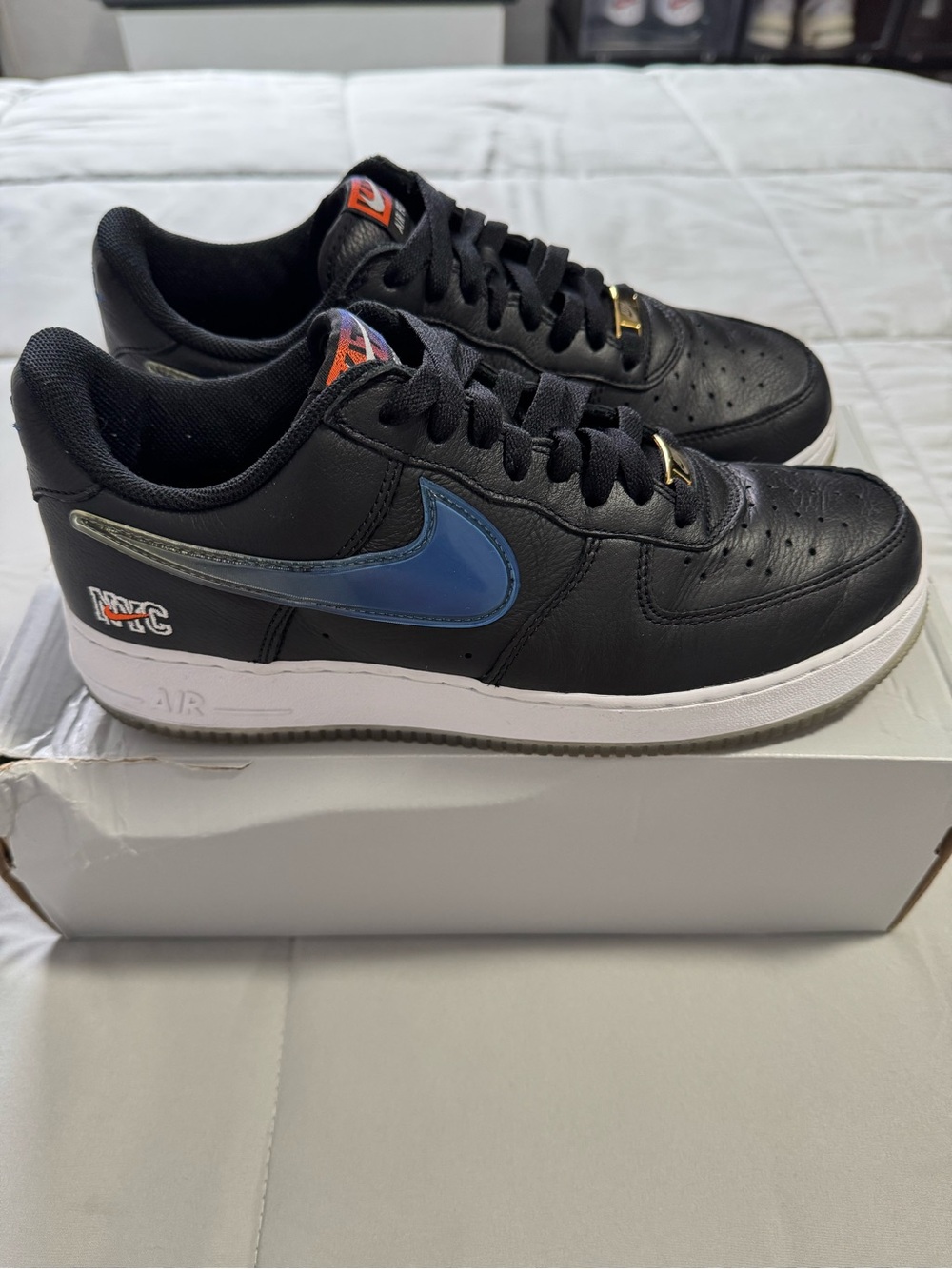 Nike Air Force 1 Low Kith Knicks Away Black